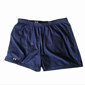 Under Armour Mens Blue Lightweight Athletic 5" Shorts, Size L